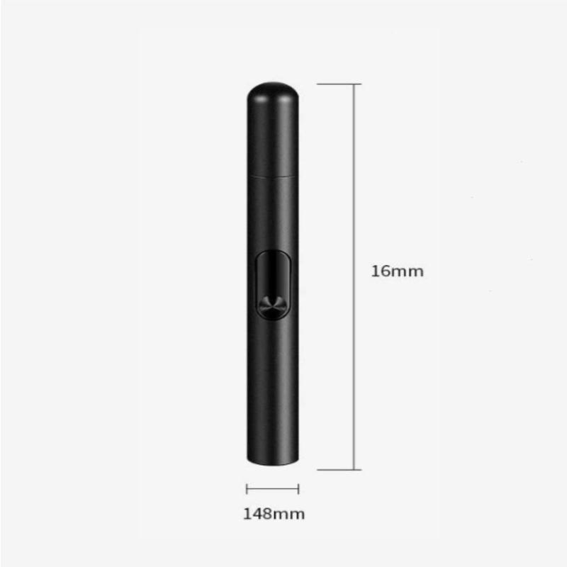 Waterproof Electric Nose Hair Trimmer Mini Portable USB Rechargeable Touch Control Groomer for Men Women Home Use