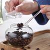 With Lid Spoon Glass Sugar Jar Transparent Salt Pot Useful Spice Storage Container  Coffee Bean