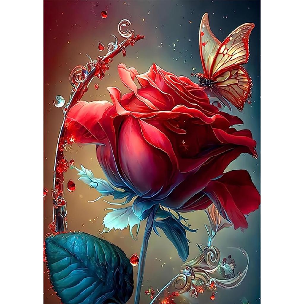 DIY Diamond Painting Strange Flowers Cross Stitch Kit Mosaic Art Diamond Painting Full Circle Diamond Home Decoration