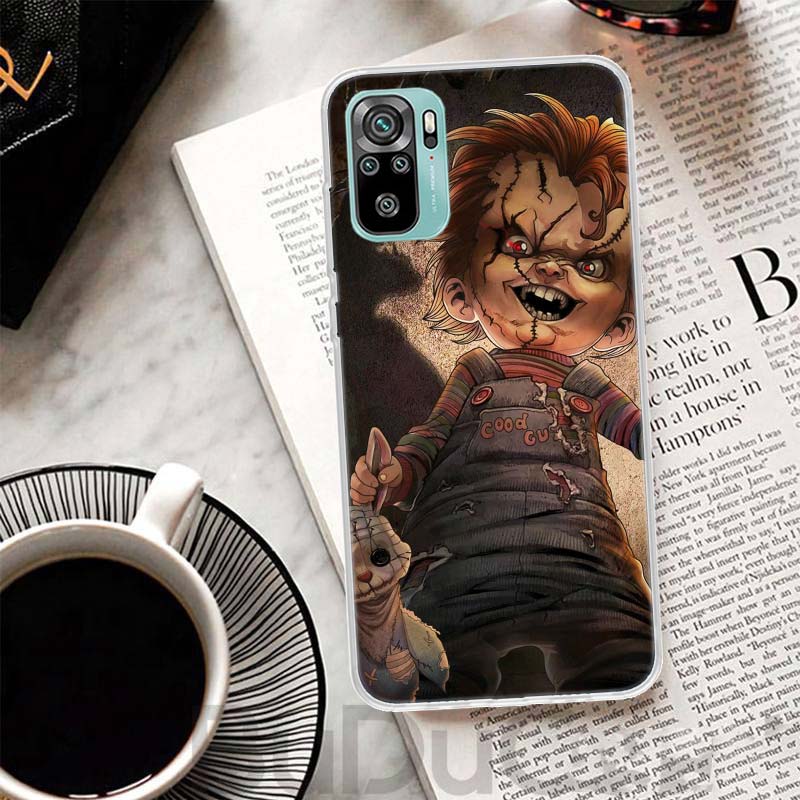 Chucky Doll Horror Movie Cover For Xiaomi Redmi Note 10 9S 9 8T 8 Pro 7 5 Mi 9T 10T 11T 12T 11 12 Lite 12X A3 A2 A1 Print Coque