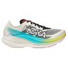 HOKA One One ROCKET X 2 Rutschfest Verschleißfest Niedrig geschnitten Freizeit Laufschuhe Unisex Weiß Grau Sneaker 1127927-YZC