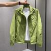 Factory Direct Sales Spring And Autumn Casual Men'S Loose Fashion Trend Versatile Stand-Up Collar Outdoor Breathable Jacket Trench Coat