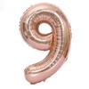 40in Large  Golden Foil Number 0-9 Balloons for Wedding Birthday Party Decor