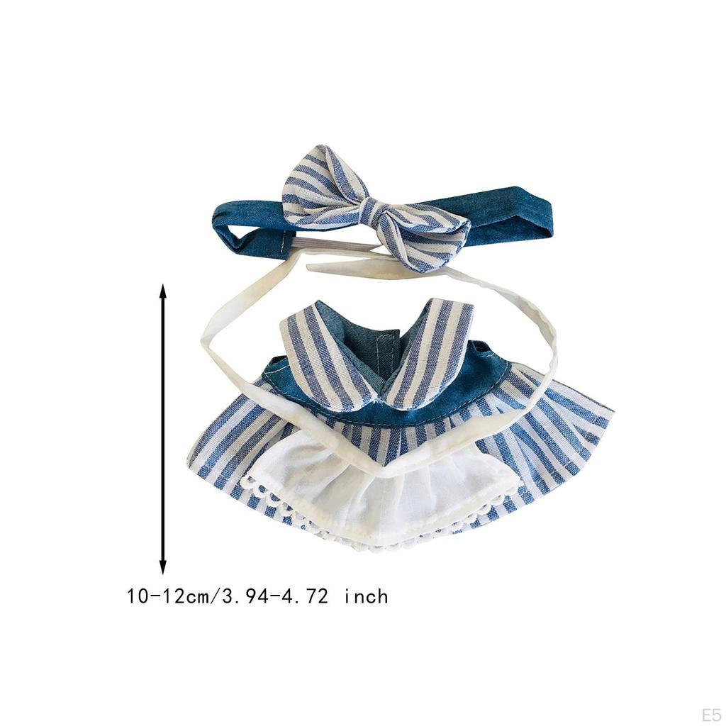 20cm Cute Doll Dress Costumes Flexibility DIY Toy Photo Props for Kids Fashion Imagination Soft