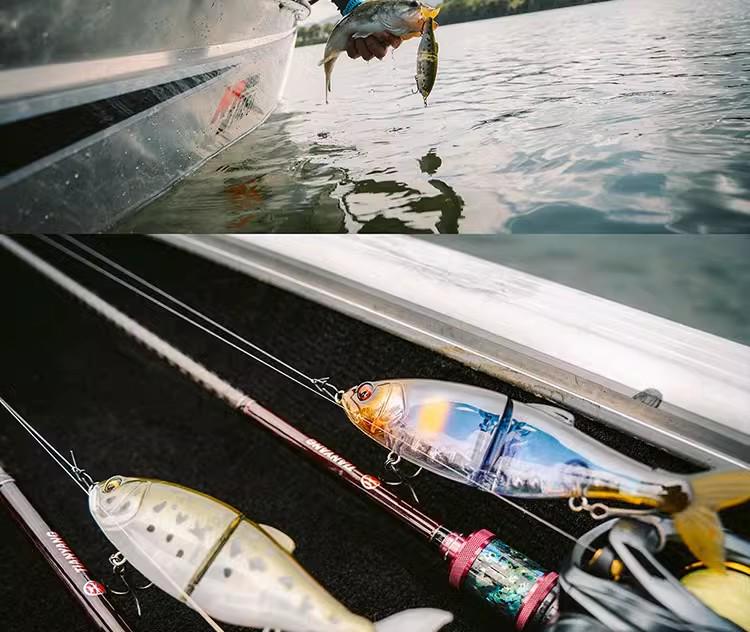 GUIDEPOST Trout & Bass Lure 4.5g/32g - Small/Large Competition Black Pit