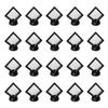Felimoa Display Case for Medal and Jewelry Storage, Includes Stand, 20-Piece Set