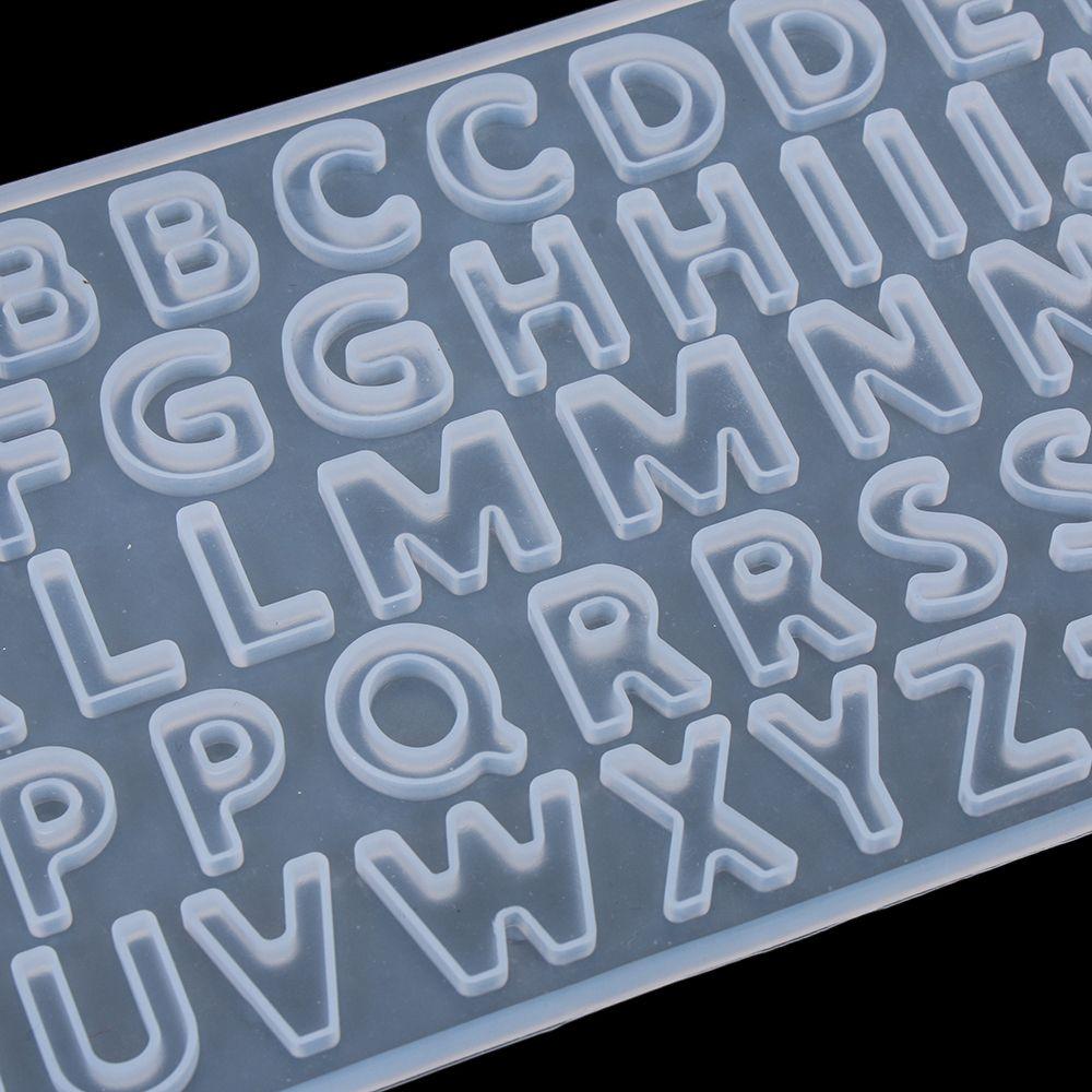 Pendant Resin Crafts UV Epoxy Letters Resin Mold Silicone Mould Casting Molds Jewelry Making Tools