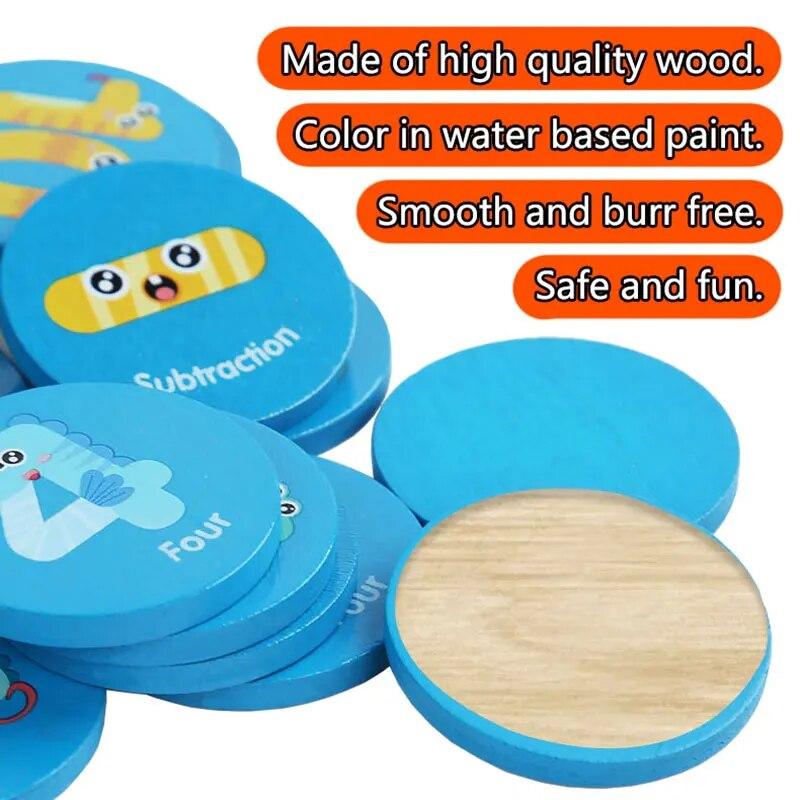 Find The Same Pattern Puzzle Game DinosaurTraffic Digital Shape Classification Thinking Training Children Educational Wooden Toy