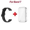 Soft Silicone Strap For Huawei Band 7 Accessories Replacement Bracelet Screen Protector Case Wristband Fitness Correa Bracelet