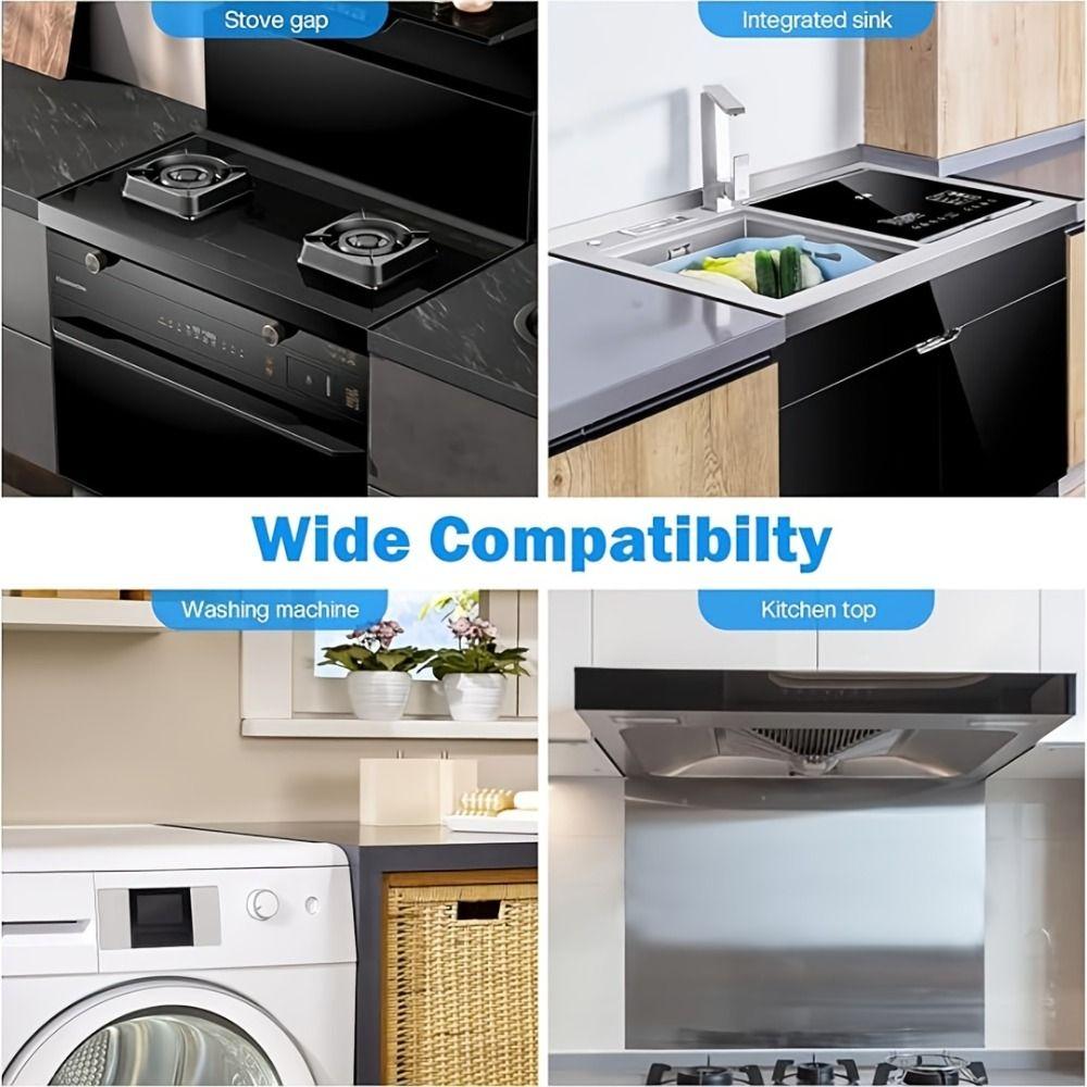 1/2 Pack Heat Resistant Stove Counter Gap Cover  For Kitchen Oven & Counter Side Gaps