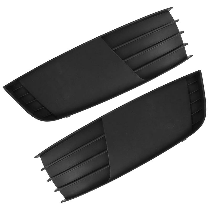 2Pcs Front Bumper Fog Light Grille Fog Lamp Grill Left Right For Skoda Octavia A7 2013 2014 2015 2016 2017 5E0807367 5E0807368