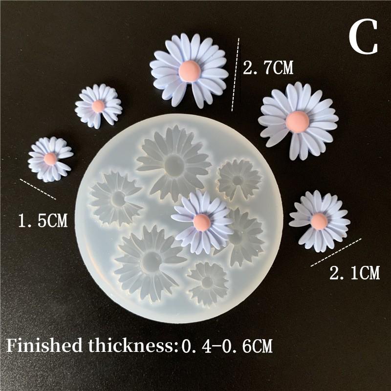 Daisy Flower Silicone Mold DIY Candle Silicone Mold Chamomile Candle Wax Mold Soap Candle Mold Fondant Chocolate Cake Decor Tool