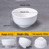WUHE Imitation Porcelain Melamine Soup Bowl