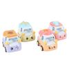 4 Pcs Pull Back Cars Adorable Cartoon Dessert Alloy Realistic Friction Powered Pull Back Trucks Toy Vehicles for Kids A Type