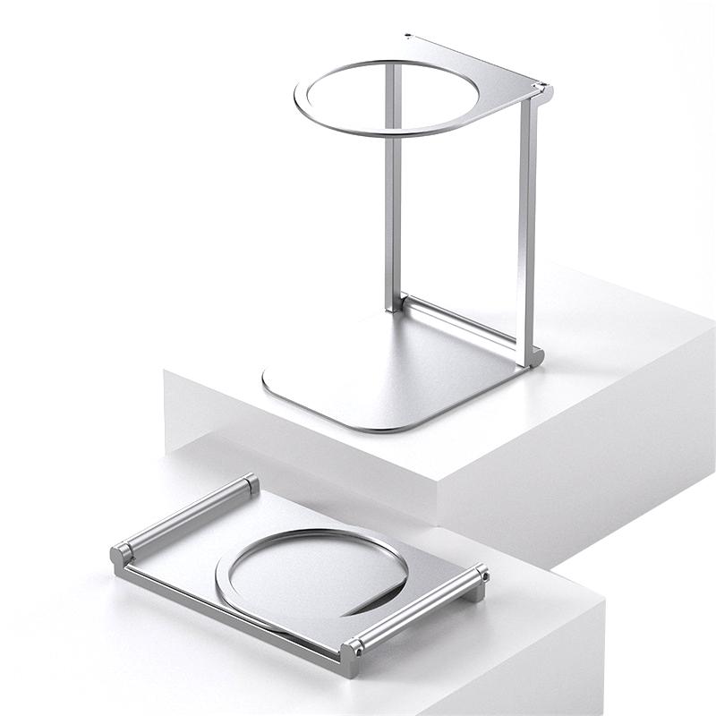 Skládací držák na kávu z hliníkové slitiny pro bezdrátový elektrický přenosný espresso kávovar