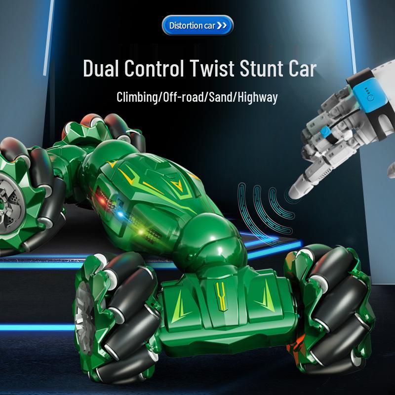 

Kids Gesture-Controlled Electric Stunt Car with Lights and Drifting