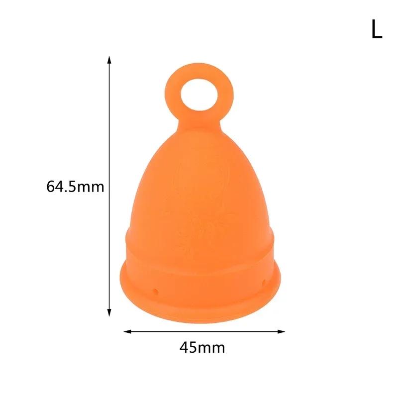Size S/L Menstrual Cup Medical Silicone Lady Feminine Hygiene Copa Women Period Soft Grade with Storage Case Leak-proof Reusable