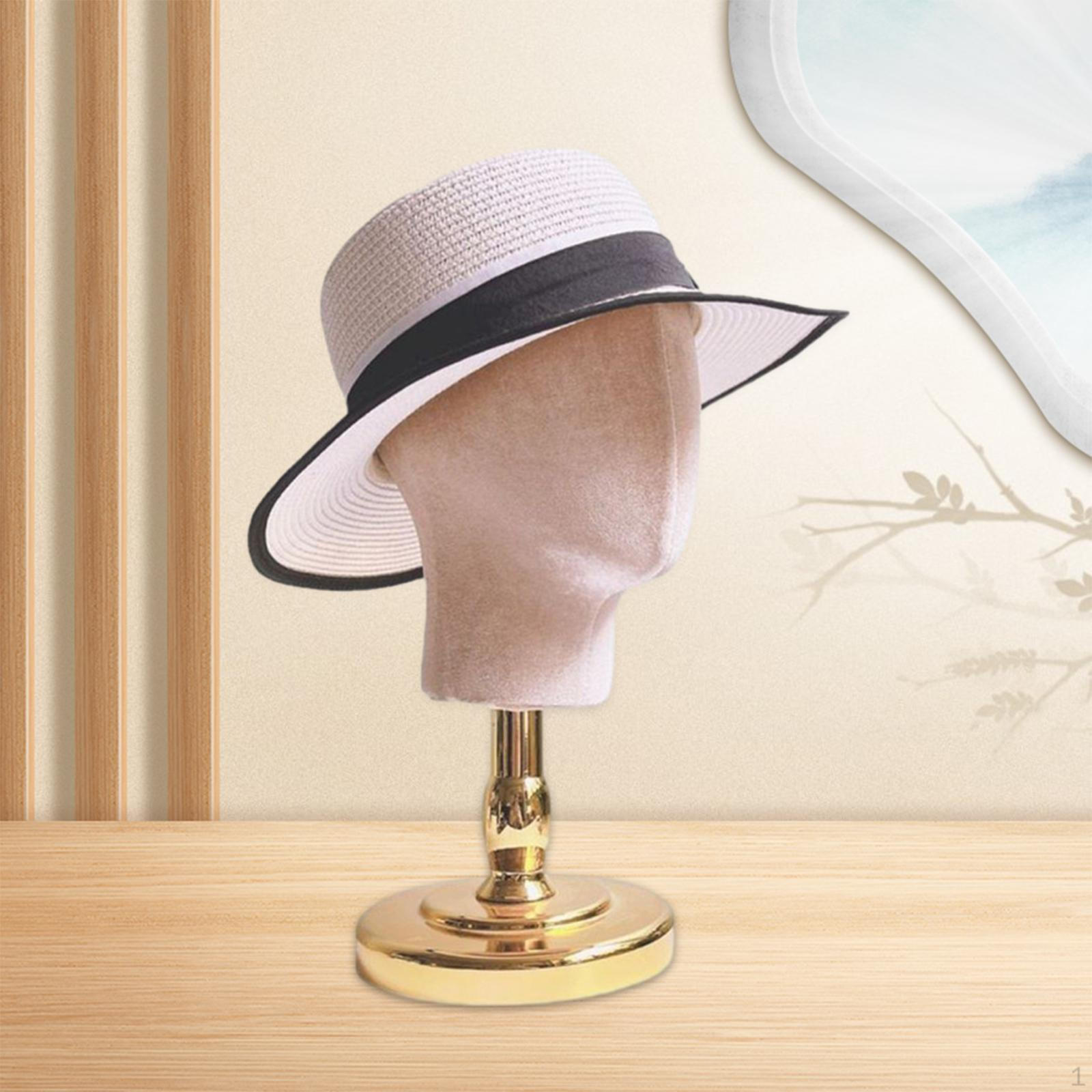 

Парики Голова Шляпа Дисплей Стенд Держатель Манекен для Плетения Волос Розничная торговля Gold Stand