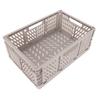 Collapsible Storage Crate Thicken Large Capacity Storage Crate Plastic Folding Storage Basket for Office Laundry
