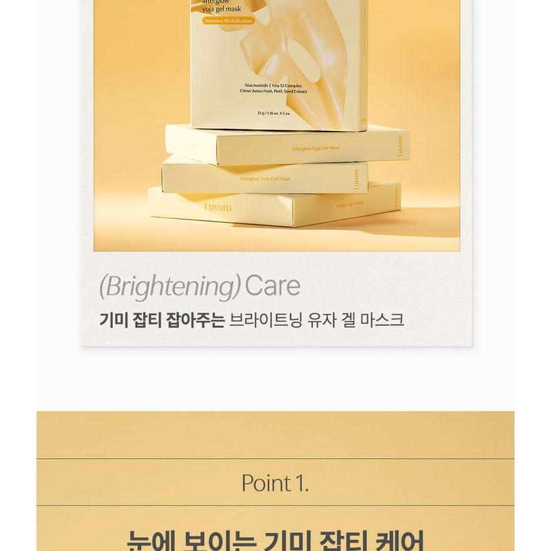 Luvum Afterglow Yuja Gel Mask Set