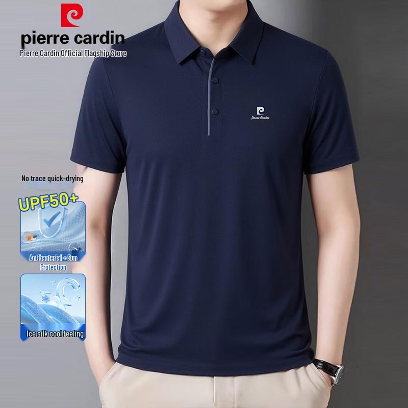Pierre Cardin Men's Antibacterial Ice Silk Polo Shirt