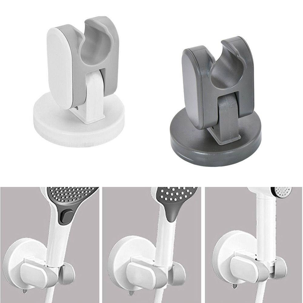Plastic Suction Cup Holder Adjustable Shower Base Useful Shower Head Holder  Bathroom Use