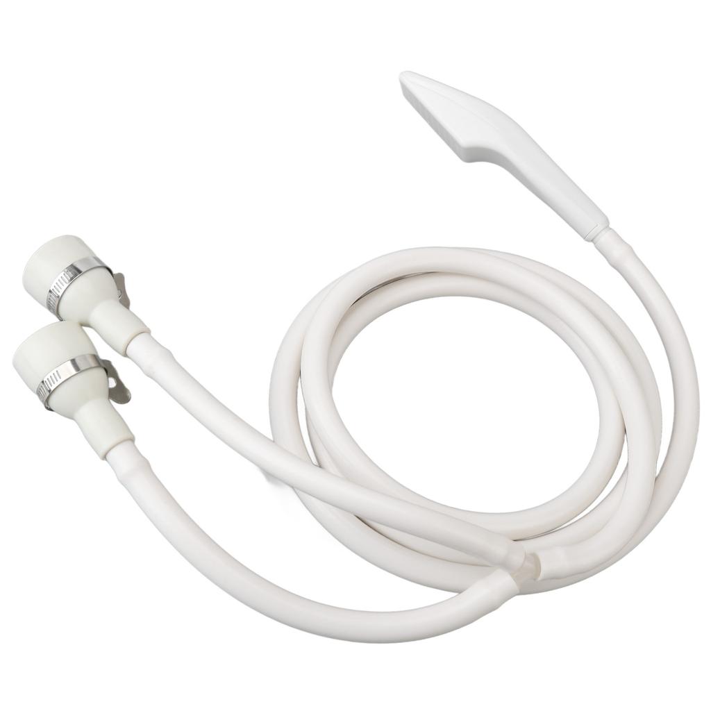 Podwójny Port Przyłączeniowy Bateria Umywalkowa Głowica Prysznicowa Spryskiwacz do Szamponu z Wężem do Kąpieli Dziecka Zwierząt Domowych Mycia Włosów