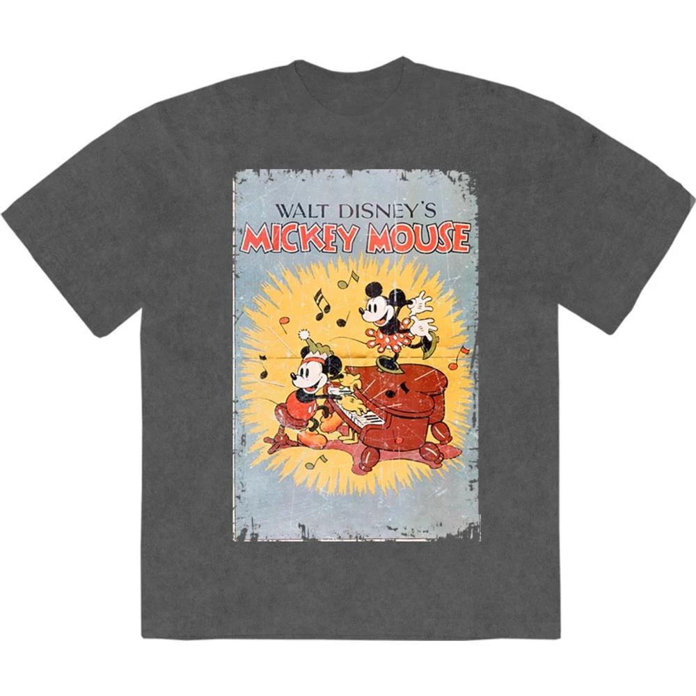 Mickey Piano Tee TShirt Unisexs L