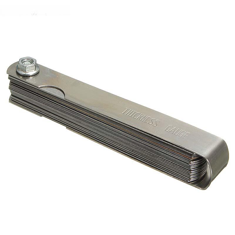 32-Piece Brass Feeler Gauge Set (0.04-0.88mm)