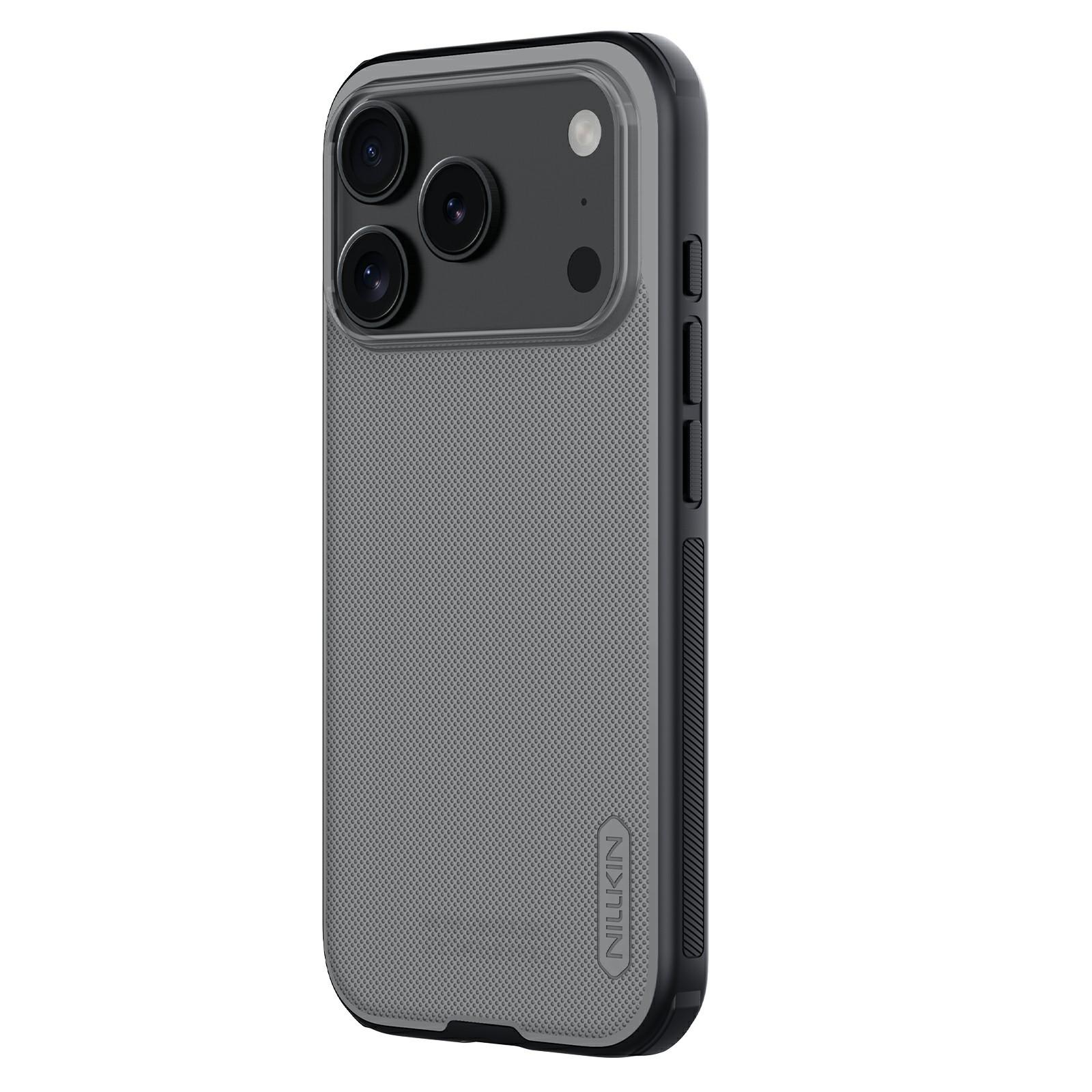 

NILLKIN Super Frosted Shield Pro For iPhone 17 Pro Case Matte PC TPU Clear Black Phone Back Cover