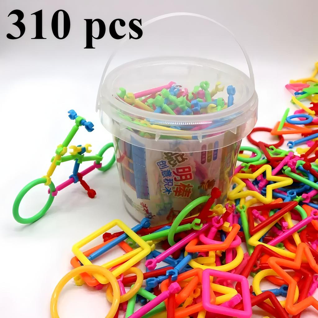 Colorful Assembly Smart Stick Puzzle Toys, 3D Puzzle Assembly Sticks, Children's Educational Toys DIY Gifts