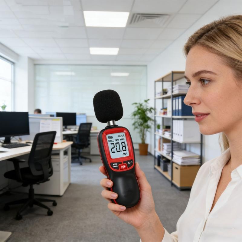 Handheld Noise Testing Device With High execution Component Suitable For Indoor And Outdoor Use Measuring 30 130dBA