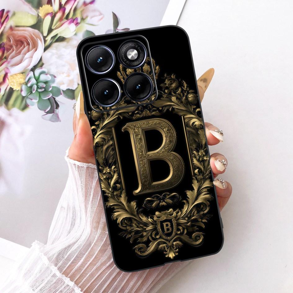 For Motorola Edge 70 Fusion 5G Case Popular Initial Letters Couple Silicone Soft Phone Cover For Motorola Edge 70 Fusion+ Fundas