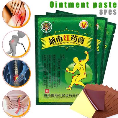 8 Uds Vietnam bálsamo rojo yeso espalda parche para calmar el dolor articulación