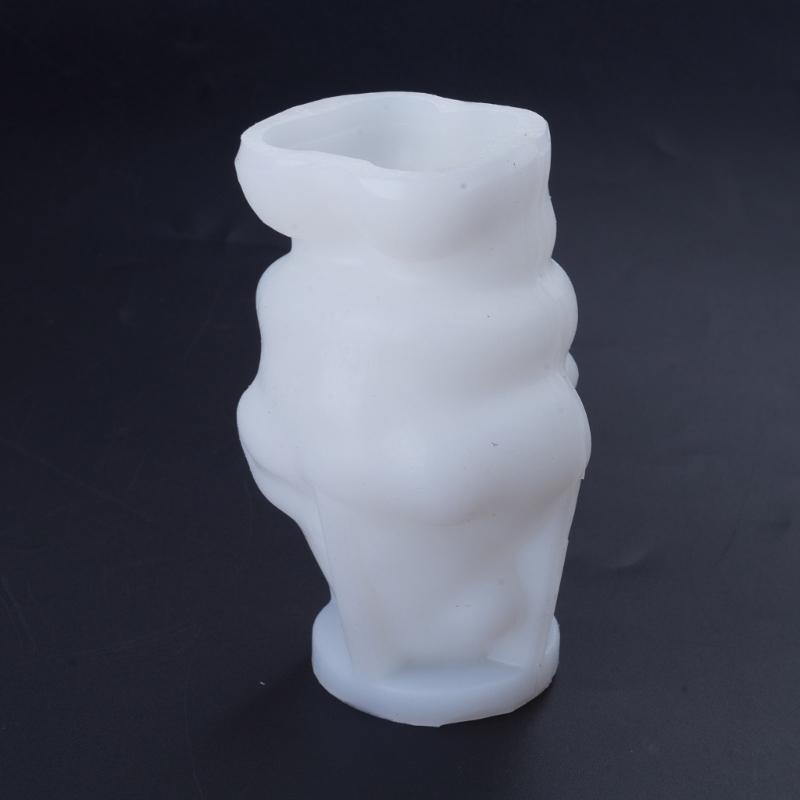 Santa Claus Silicone Molds Epoxy Resin Mold DIY Scented Candle Mold Christmas Ornament Making Tool for Making Crafts