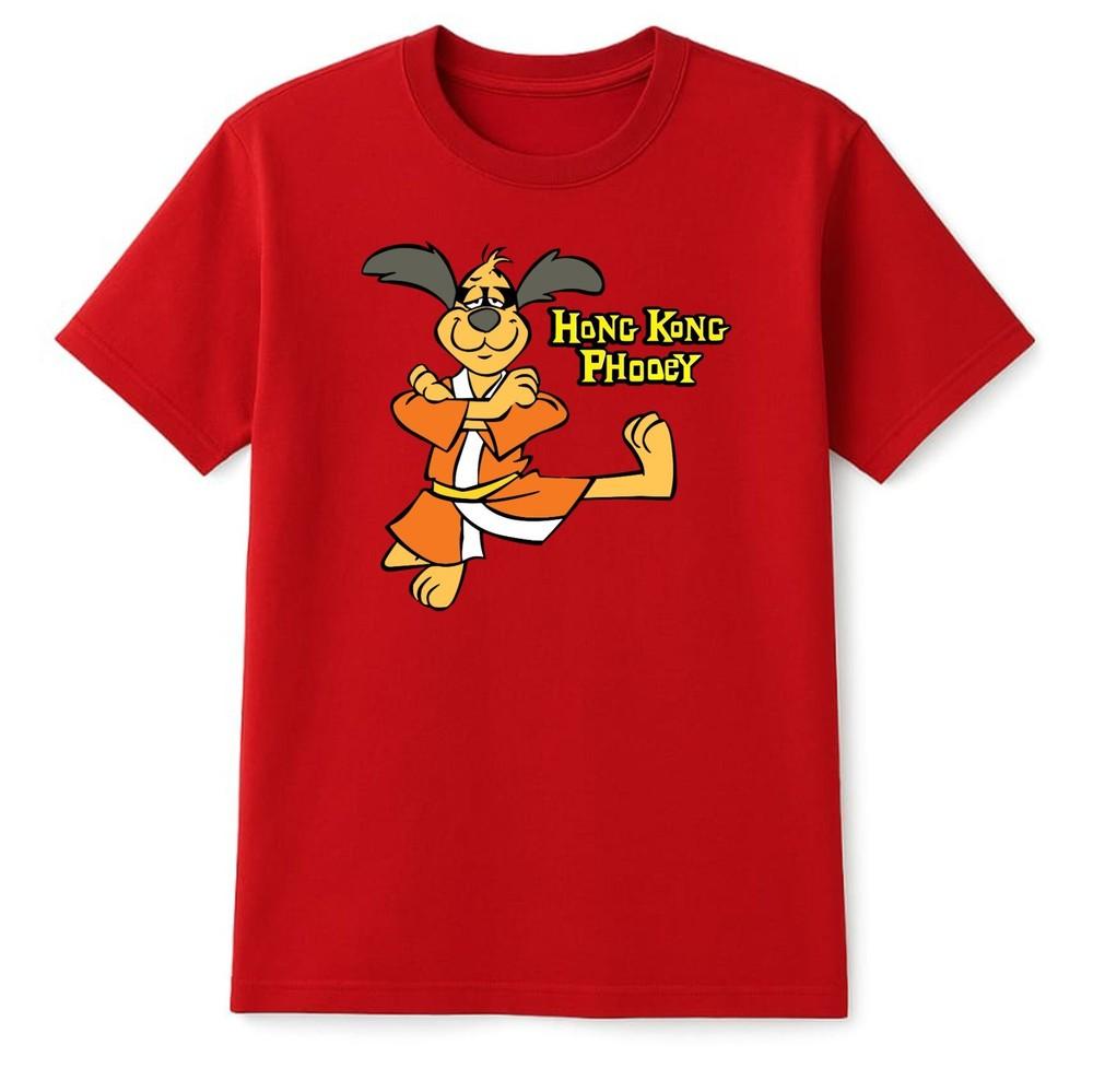 Hong Kong Phooey Cartoon TShirt Funny Retro 70s 80s Vintage TV Kung Fu Shirt S
