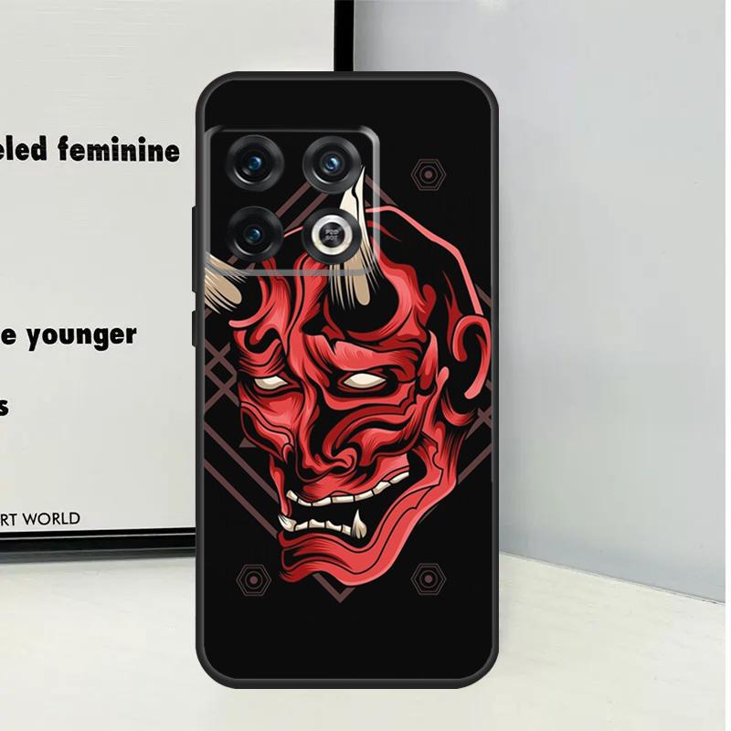 Samurai Oni Mask For OnePlus Nord CE 5 2 3 4 Lite N20 N30 Case For OnePlus 13 12 11 9 10 Pro 10T 12R 13R 13T
