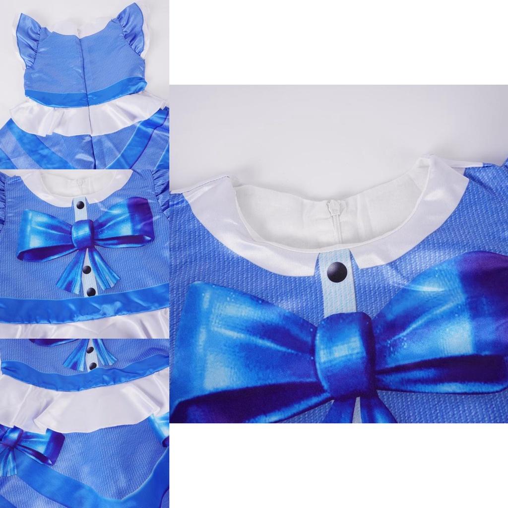 Uroczy body dla dzieci z postacią Poppy na Cosplay, Halloween i Imprezy Urodzinowe