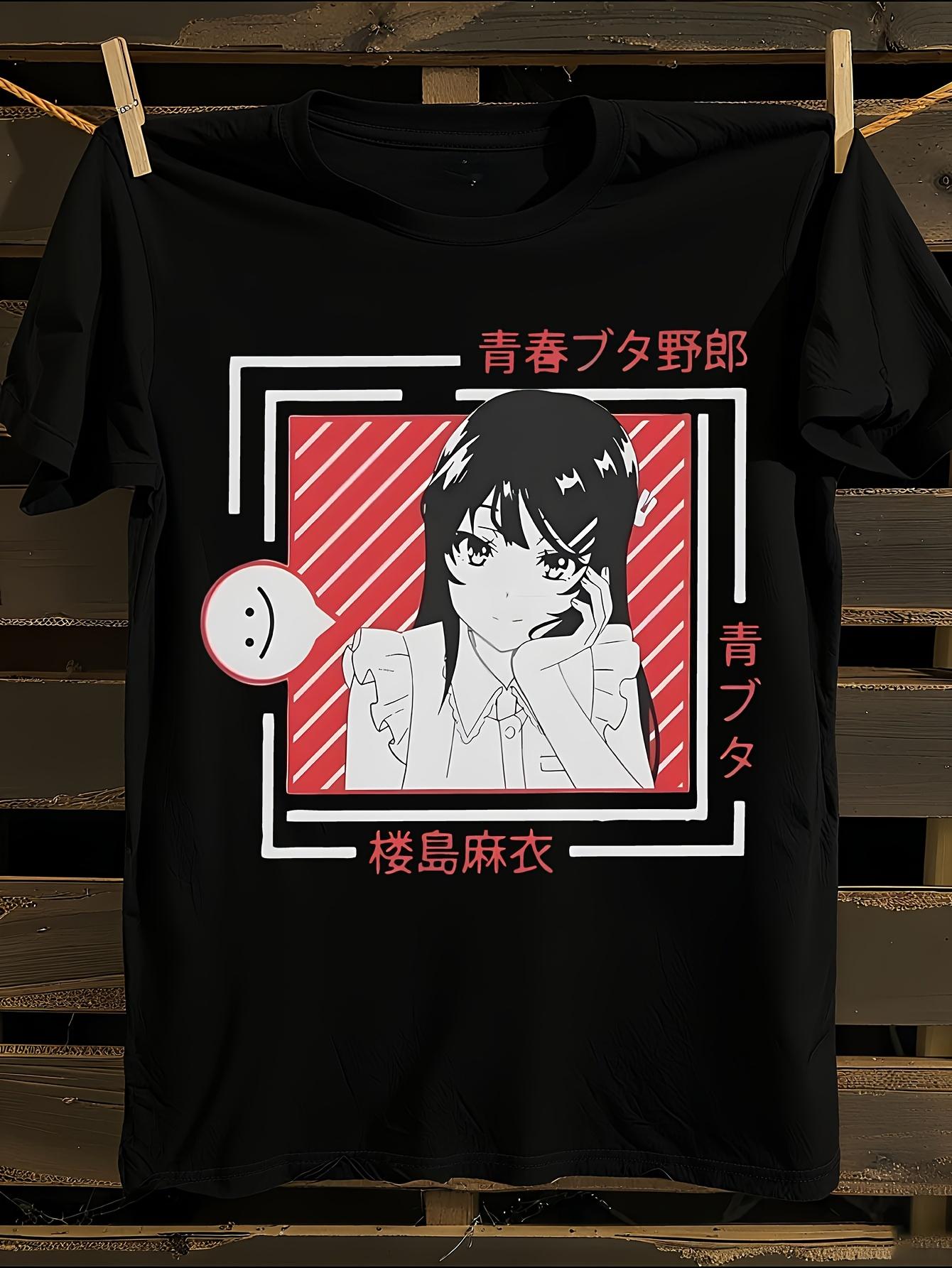 Anime Tshirt Anime Mai Sakurajima Rascal Does Not Dream o... M