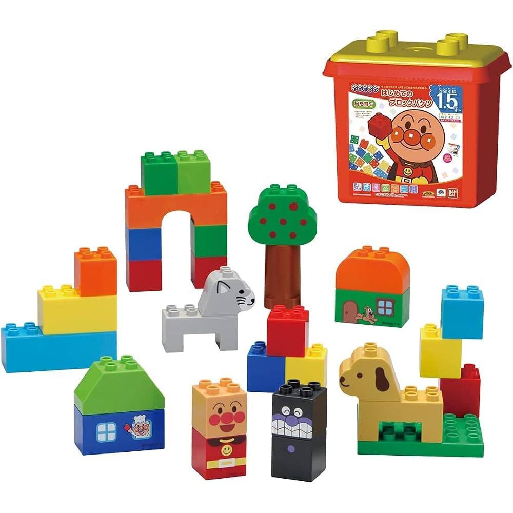 [BANDAI (BANDAI)] BlockLabo Anpanman First Block Bucket (2025 Winter Bonus: Original Block Included)