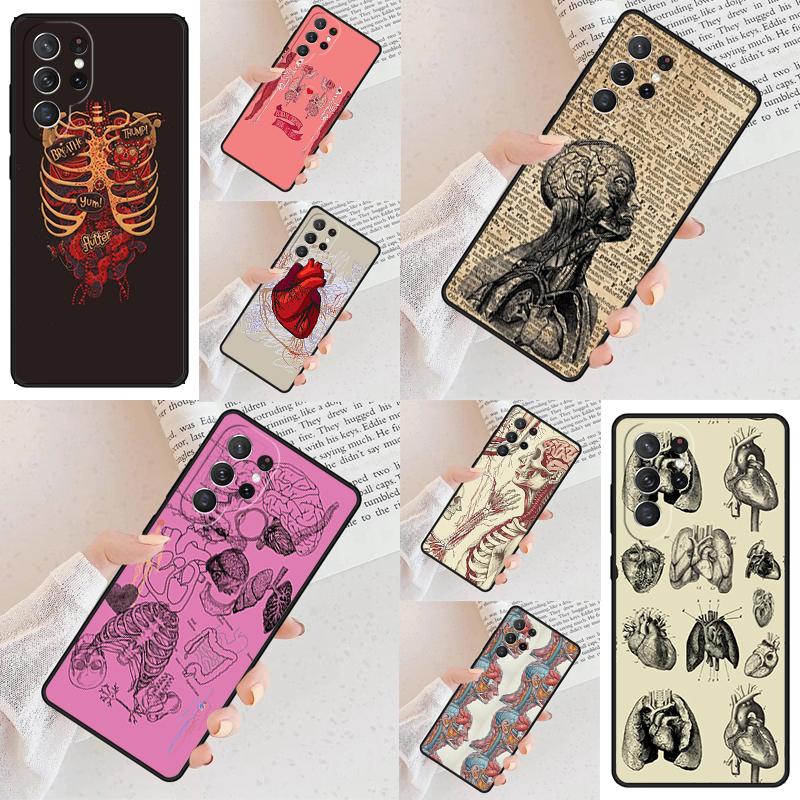 Medical Human Anatomy PRINT Cell Phone Case for Samsung Galaxy S26 Ultra S25 S24 S23 S22 S21 S20 Note10 Cover