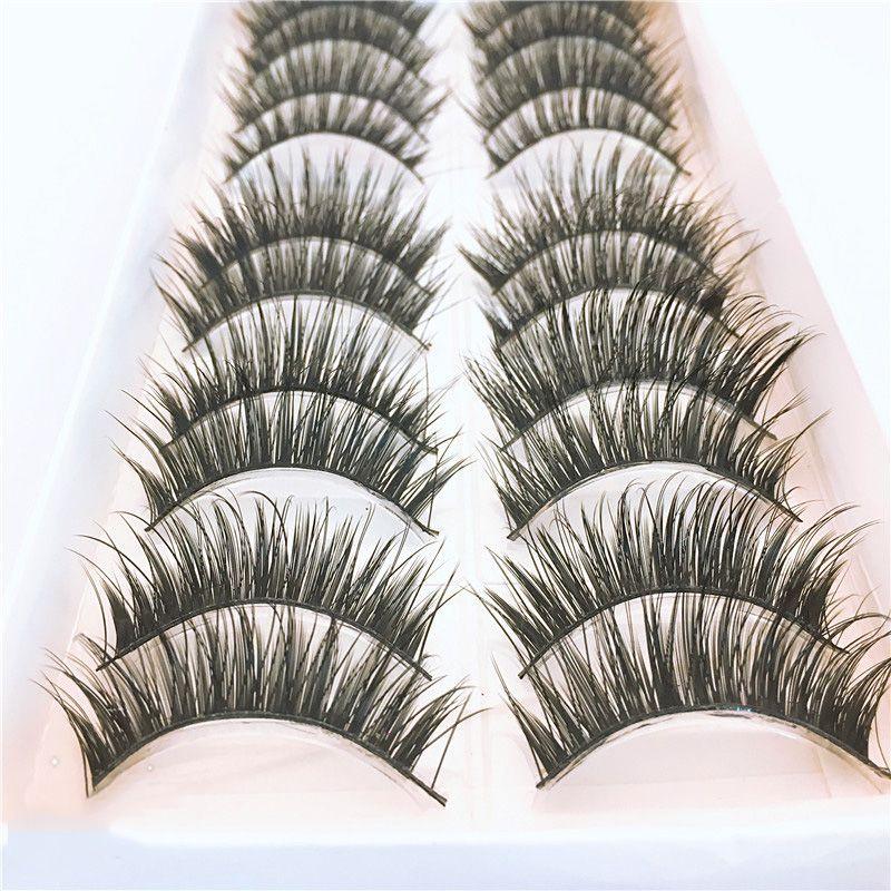 Luxurious 10 Pair False Eyelashes For Natural And Beautiful Eye Makeup