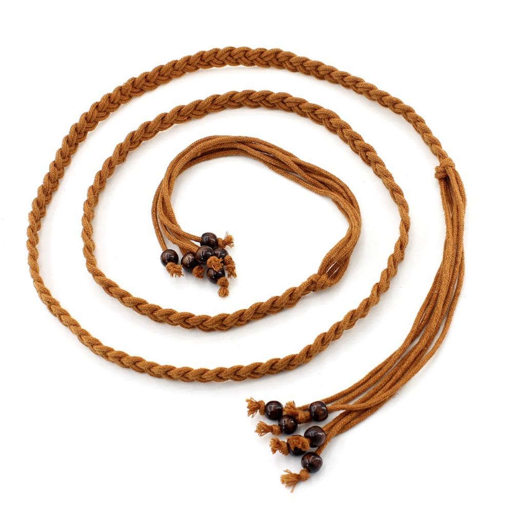 Gothic Tie Waist Rope Luxury Design Lace-up Waist Belt Braided Waist Chain  Spice Girls Streetwear