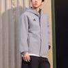 Adidas Fleece Lined Warm Windproof Hooded Durable Jacket Men Jacket KW0691