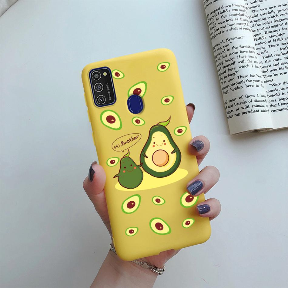 Cute Cartoon Case For Samsung Galaxy M51 M31 M21 M31S M21S M30S Case Candy Colorful Anime Painting TPU Silicone Cover Case Funda