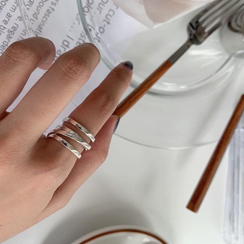 

Silver Unique 925 Cross Wrap Ring With Elegant Knot Design Perfect For Enthusiasts Style J1227