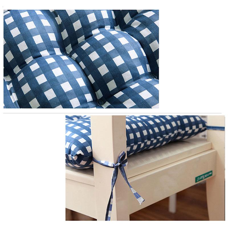 1Pc With Strap Office Supplies Cushion Winter 40x40CM Thicken Window Seat Cushion Warm Cotton Pad Student Fart Pad