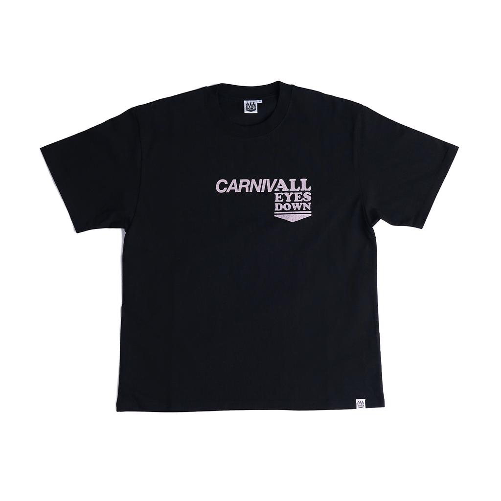 ALL EYES DOWN Aed X Carnival T-Shirt (Black)
