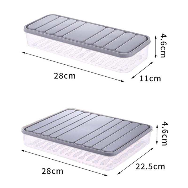 Refrigerator Food Storage Container Fresh Box Fridge Organizer Food Storage Box Freezer Container Kitchen Storage Organizer Box
