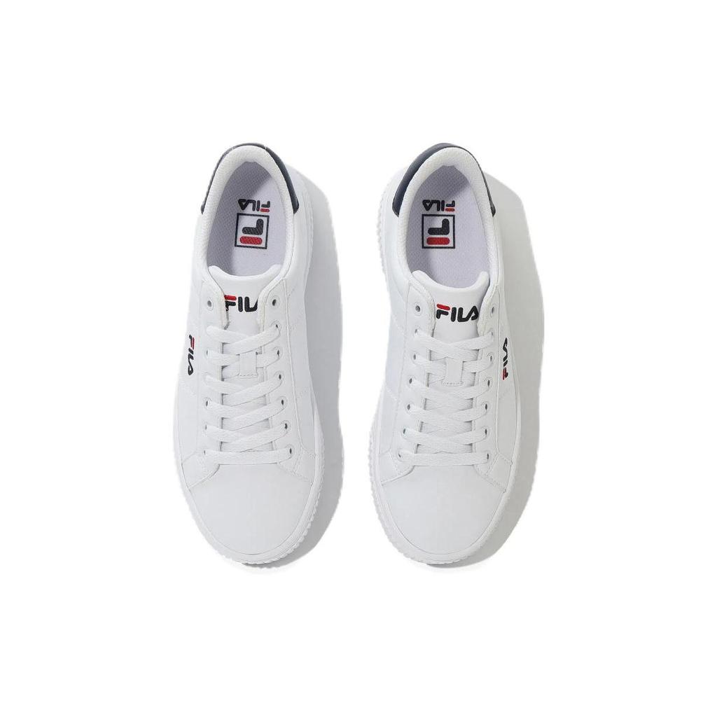 FILA Coat Deluxe Abrasion Resistant Abrasion Resistant Low top Skateboard Shoes Unisex White Korean Style 1XM02338G_125
